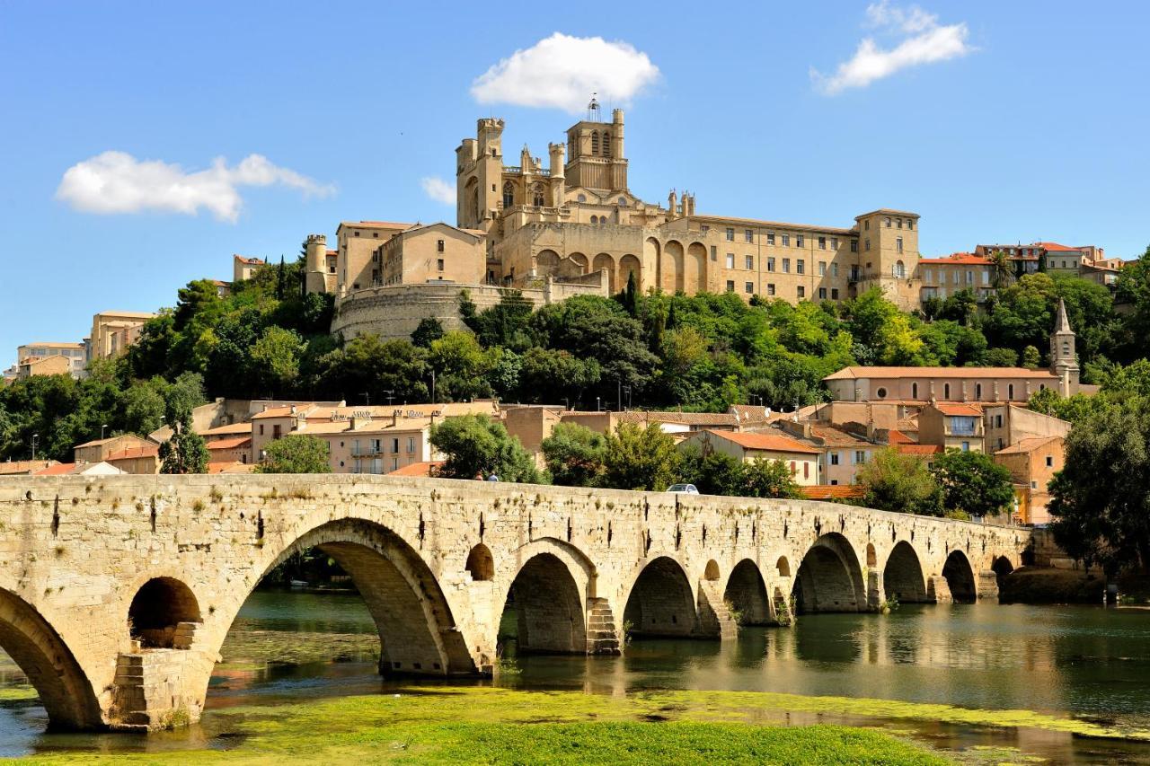 "La Cle Des Champs"-Meuble De Tourisme 3 Etoiles -Residence "Les Logis De Beziers"-Garage Optionnel-Coeur De Ville-Plages A 16Km ! Екстер'єр фото